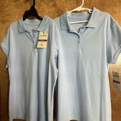 2, Dockers. Uniform Shirts.   Large Girls, 12.5/14.5