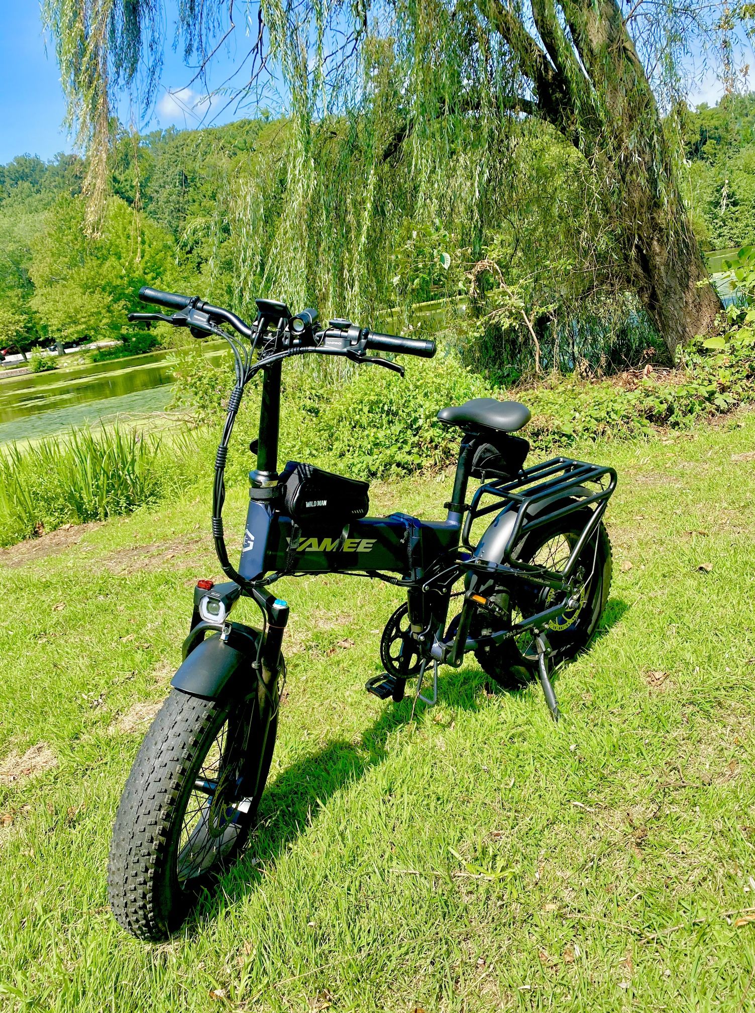 Yamee Ebike Fat Bear Plus 750w 48v 14.5 Folding bike with full suspensions