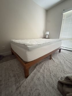 3 Piece Set - Full Bed Frame, mattress, Nightstand
