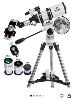 Gskyer Telescope, Telescopes for Adults & Kids, 80mm AZ Space Astronomical Refractor