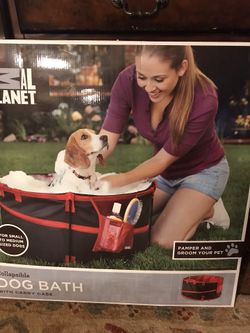 New Animal Planet Portable Dog Bath