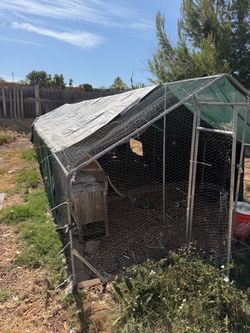 Two very large chicken coops