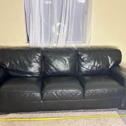 Leather Couch And Chair 