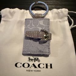 VTG Y2K Coach Photo Key Chain Ring