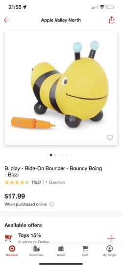 Ride On Bouncer Bumble Bee
