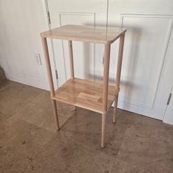 Brands New Solid Wood 2 Tier Side Table