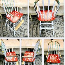 Chair Handpainted Mushroom
Bees, Blooms & Shrooms Glow Effects 