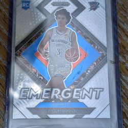 Josh Giddey Rookie Card Mint Condition 