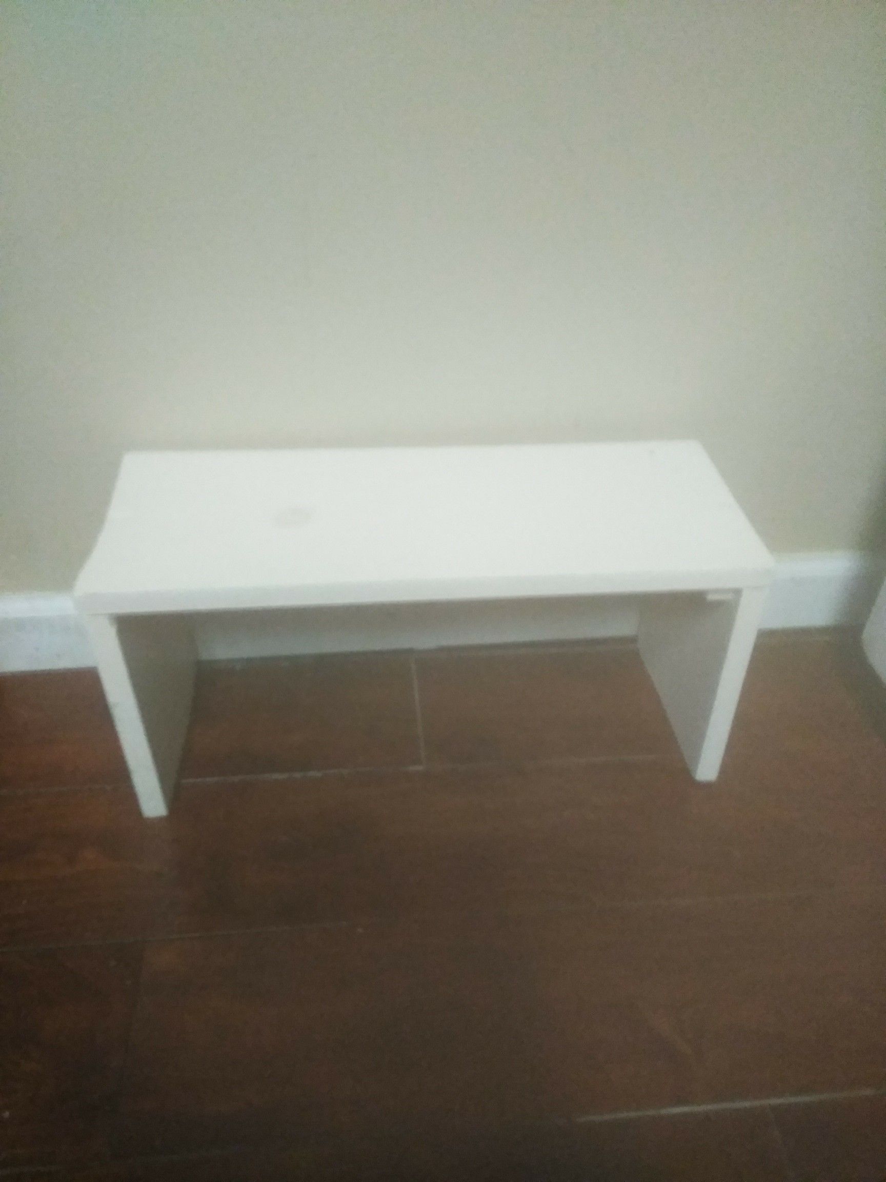 White Step Stool