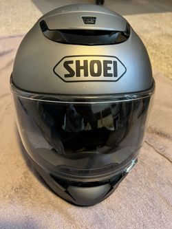 Shoei QWest Motorcycle Helmet Full Face Size S Matte Gray/Silver