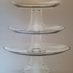 3 Tier Cake Stand Crystal Thumbnail