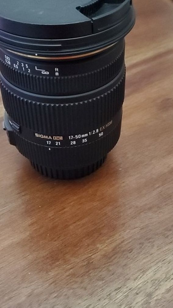 Sigma 17-50mm 2.8 DC EX HSM Canon Lens