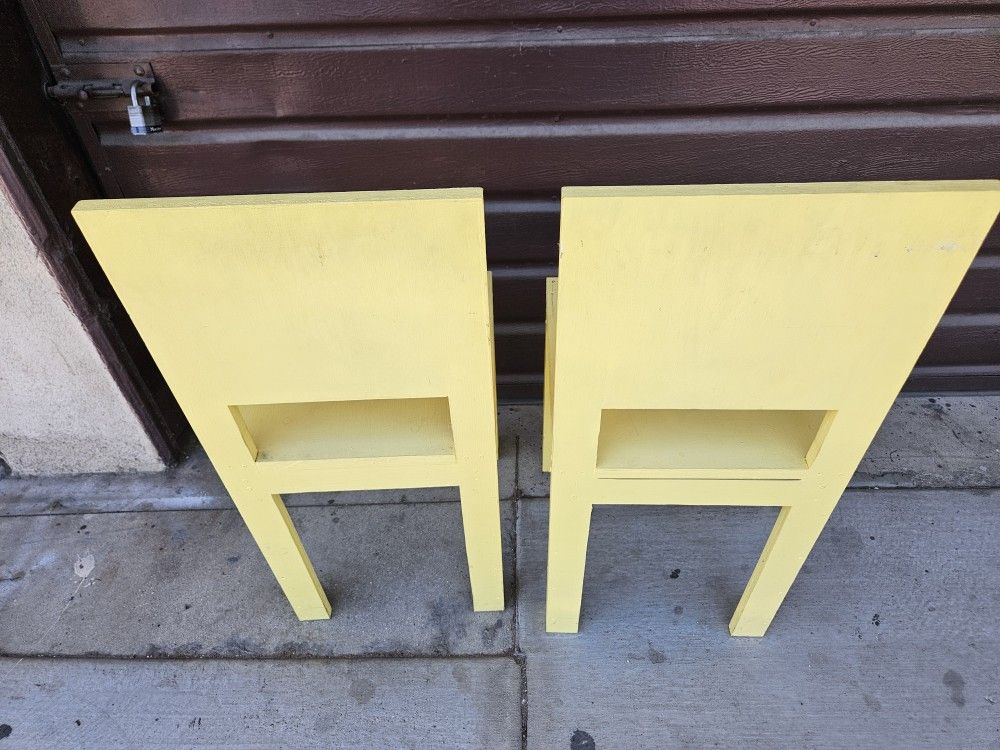  Wooden KIDS Chairs 2.5 FT High - 1.5 Seat To Floor