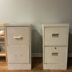 Two File Cabinets