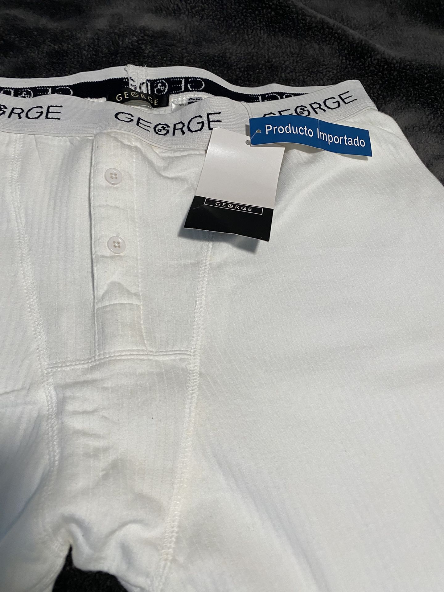 New Wafle Withe Thermo pants Underwear L/34