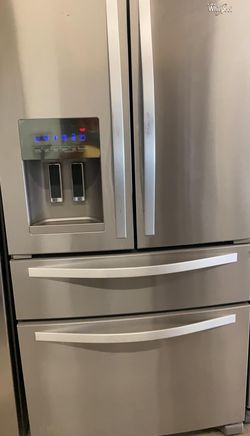 Whirlpool 4-Door Stainless Steel Refrigerator Fridge

