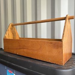 Large Wood Tool Box 