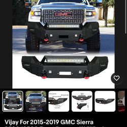2015–2019 GMC SIERRA steel Front Bumper 2500 // 3500