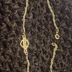 Nice anklet/bracelet Real Gold With Real Diamonds