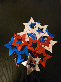 *free* 4th of july star garland