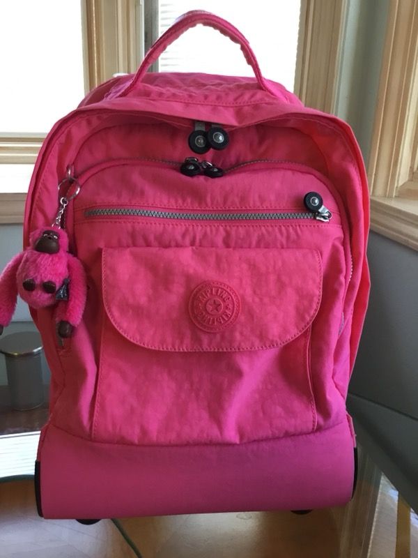 Kipling rolling backpack