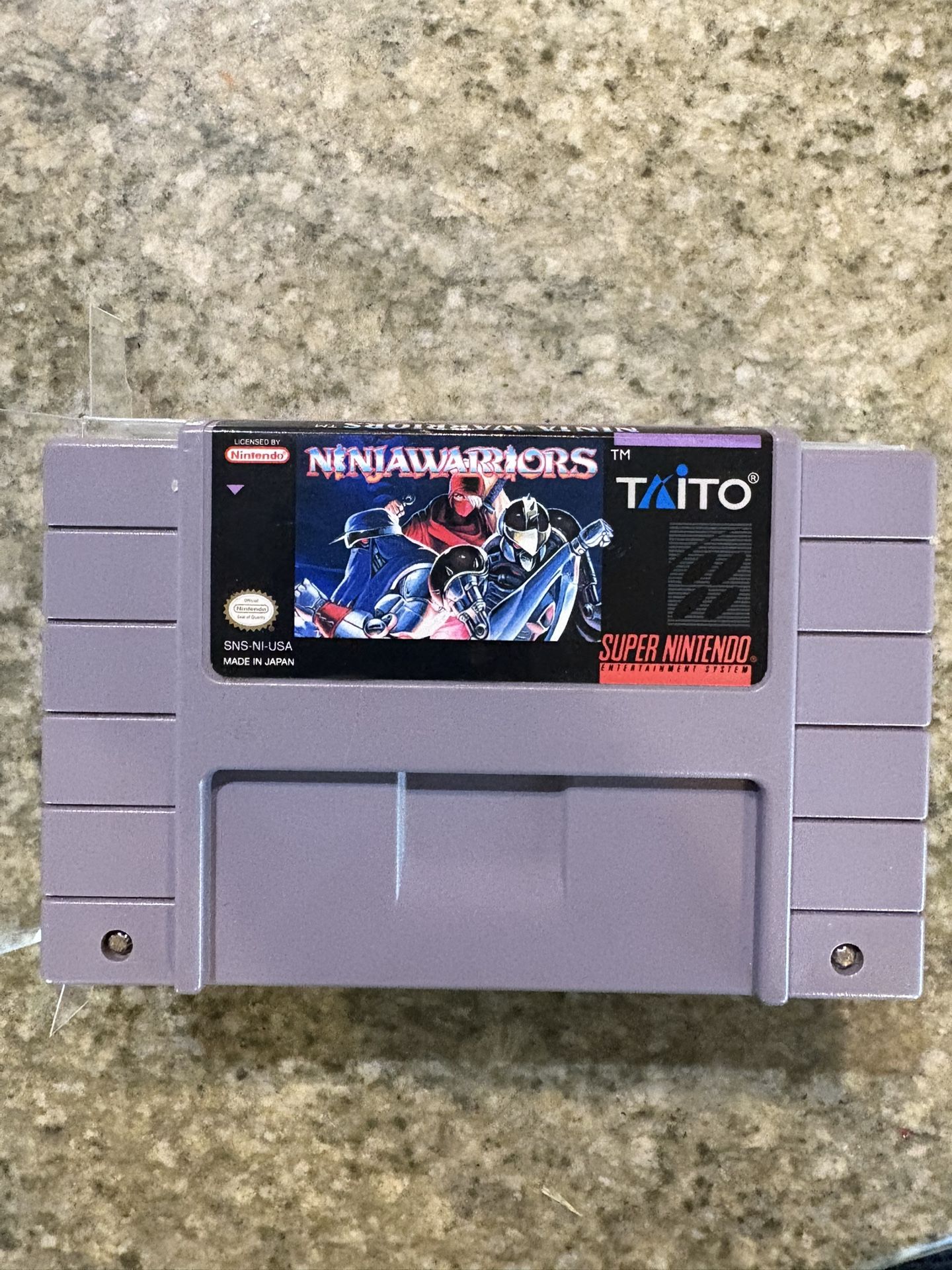 Ninja Warriors Super Nintendo