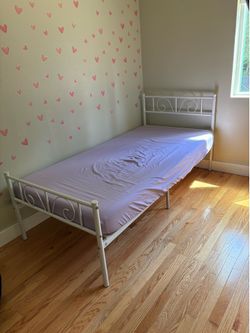 Free Twin Mattress & Metal Frame