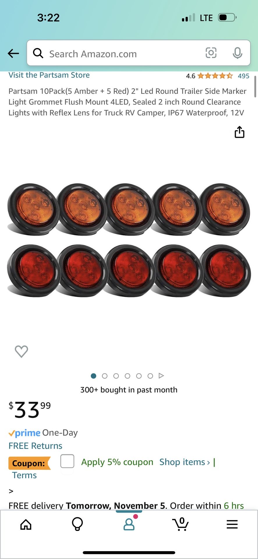 2” LED Marker Lights