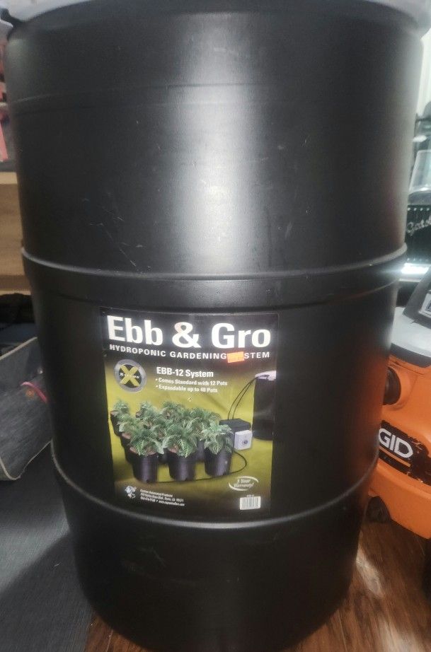 EBB & GROW 12 POT HYDROPONIC GROW SYSTEM