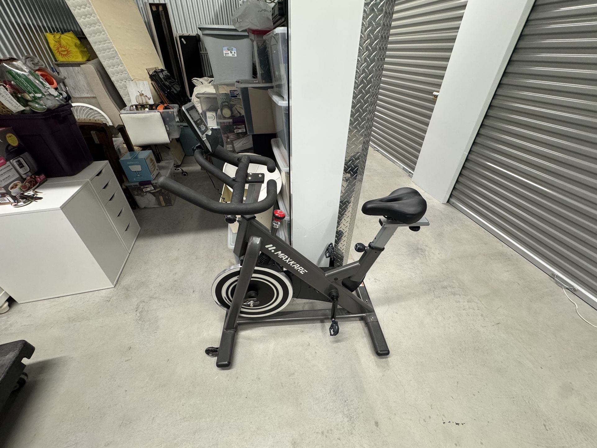 Spin Bike And Shoes