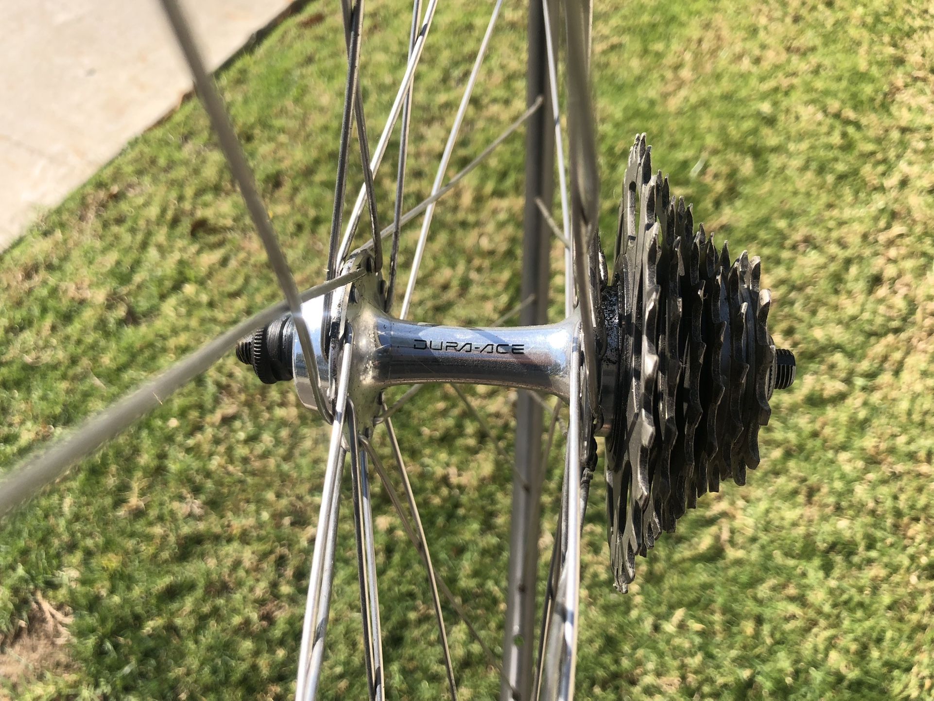 Dura Ace Hub w/ Shimano 500 6 Speed Cassette on Matrix Tubular Rim