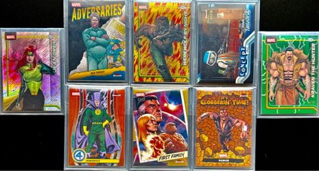 2026 Topps Finest FF Marvel Lot 2x Black /10 2x Orange /25 Flame /39 Gold /50