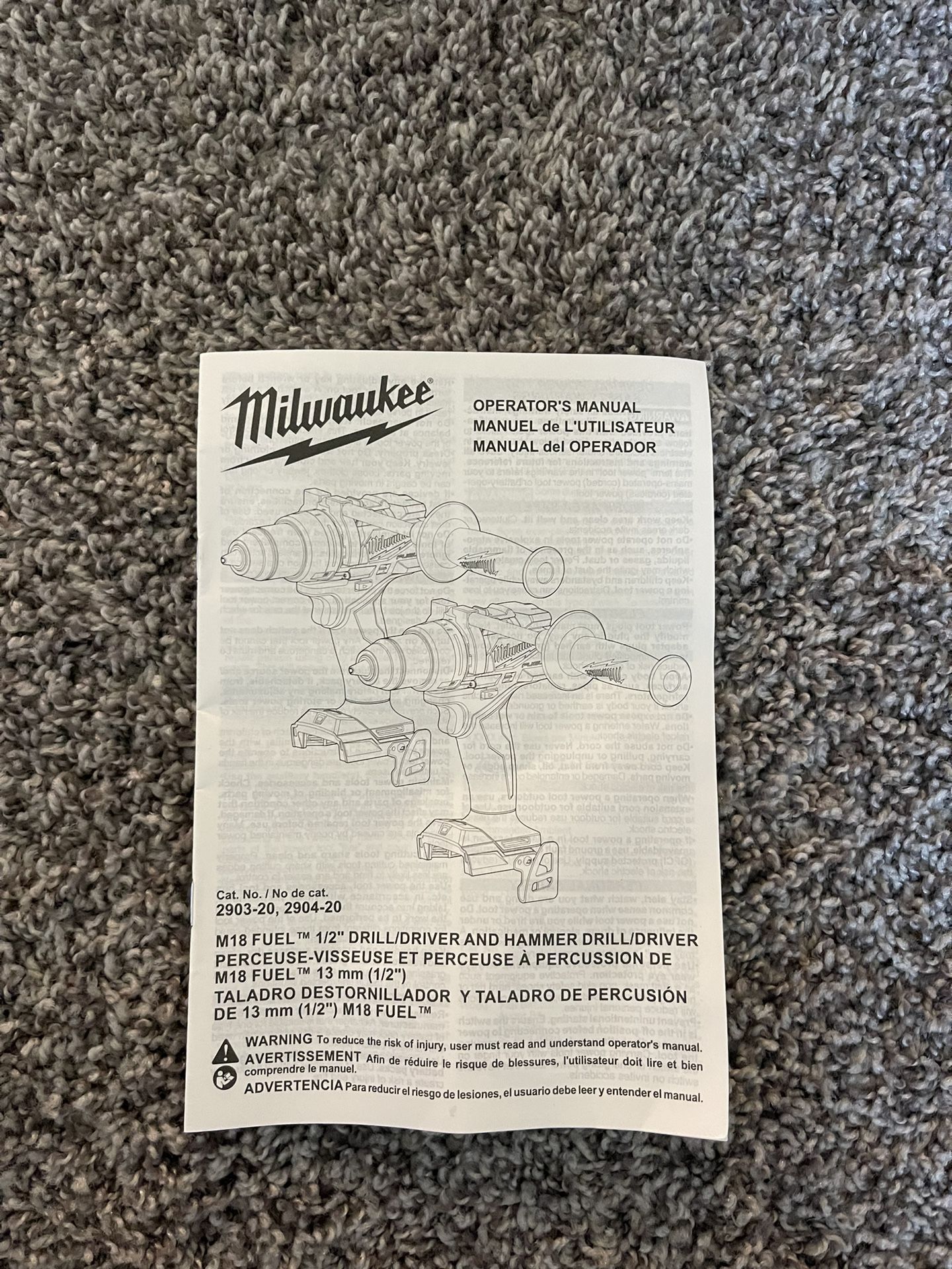 Milwaukee 1/2 Fuel Hammer Drill/driver Brand New Never Used /tool Only