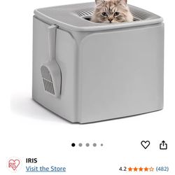 Two Brand New Top Entry Litter Boxes