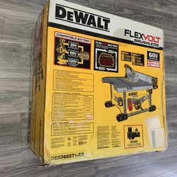Dewalt DCS7485T1- EB 60 Volt 8-1/4” Table Saw Tool Only