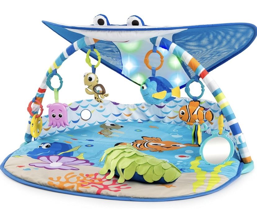 Bright Starts Disney Baby Finding Nemo Mr. Ray Ocean Lights & Music Gym