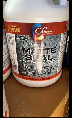 New Matte Gray Concrete Stain
