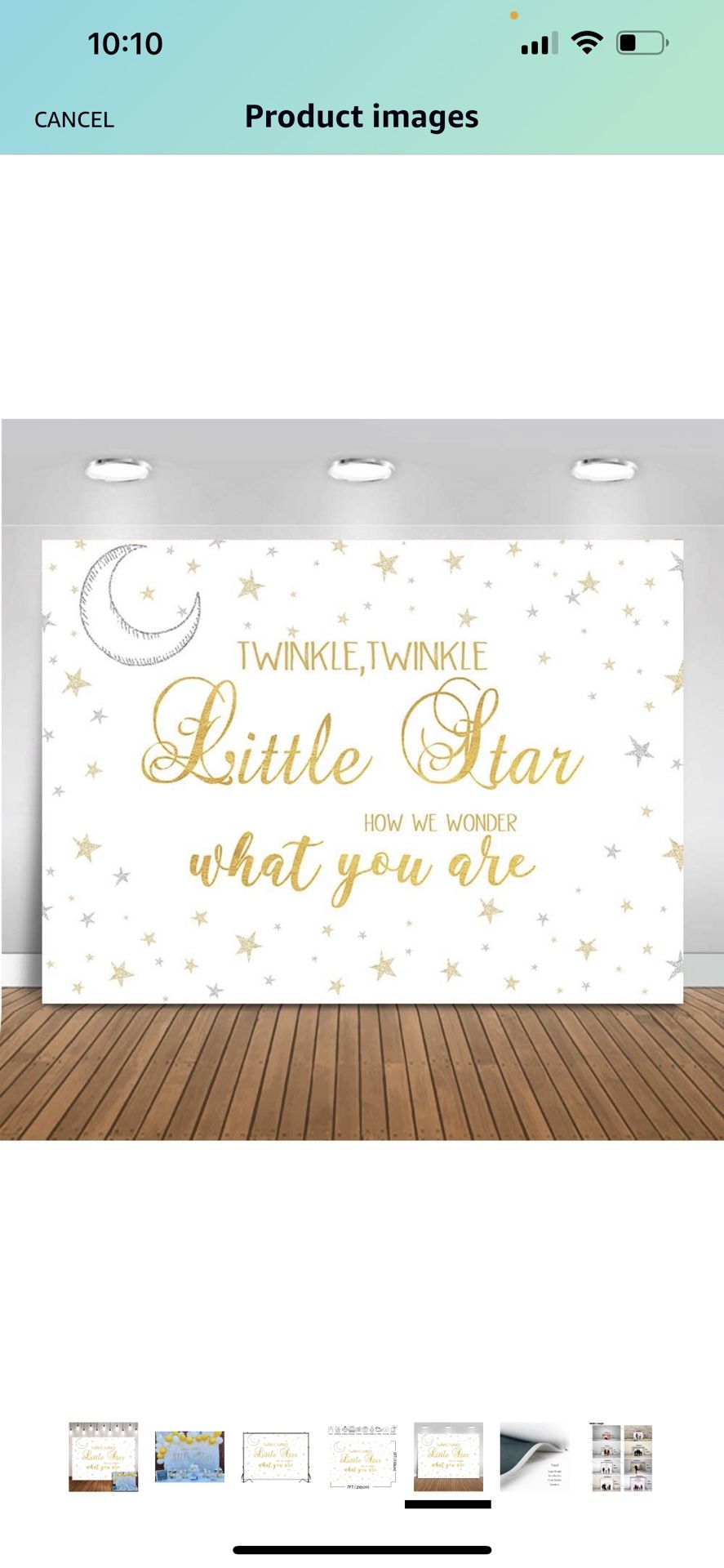 Backdrop (Twinkle,Twinkle Little Star)