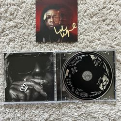 LIL WAYNE Tha Carter VI CD ALBUM WITH Signed AUTOGRAPH Art Card 