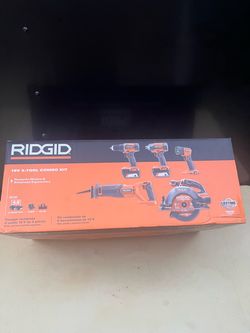 RIDGID 18V 5-Tool Combo Kit
