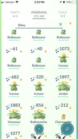 Shiny Bulbasaur (partyhat) 