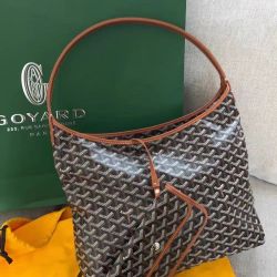 Goyard Boheme Hobo Shoulder Bag With Receipt