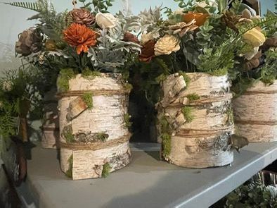Charming Rustic Wedding Centerpieces