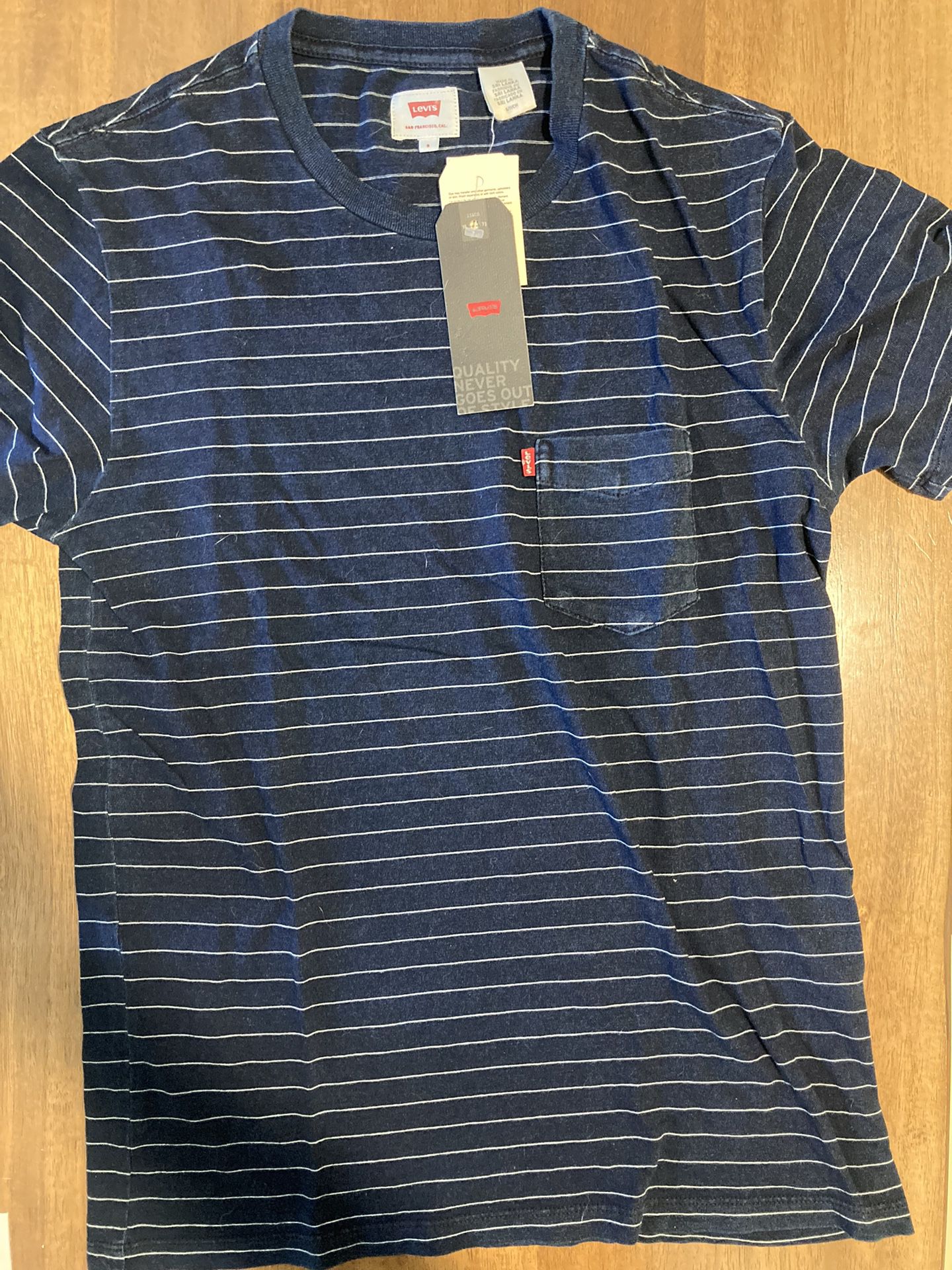 Levi’s Shirt, Indigo Color, Size Small, New with Tags