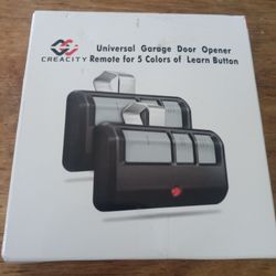 UNIVERSAL GARAGE DOOR OPENER CREACITY COMPATIBLE WITH LIFTMASTER AND CHAMBERLAIN SET OF 2