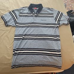 Supreme Blue Heather Stripe Polo