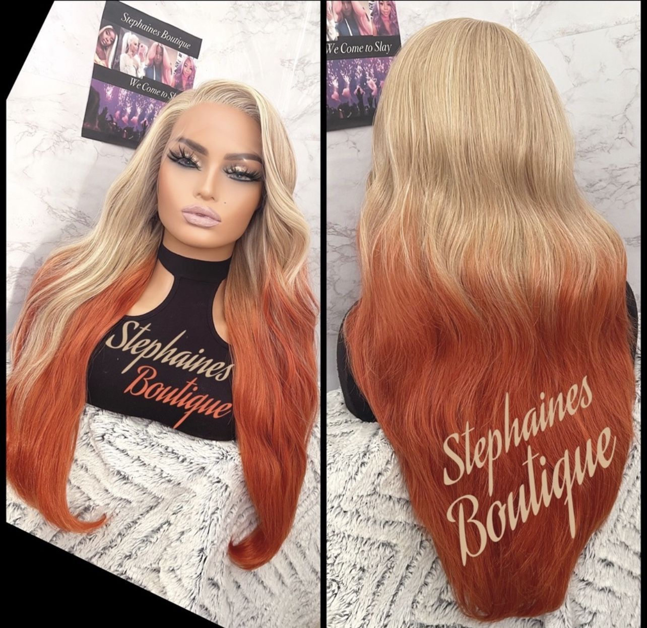 Human Hair Blended Lace Front Wig