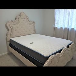 Queen bed frame - no mattresses 