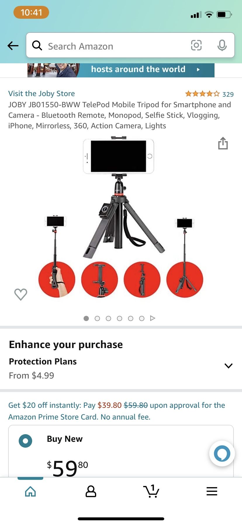 JOBY phone tripod for android/iphone/and some phablets