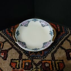 Antique Hand Painted Small Plate